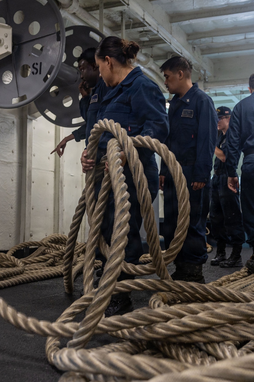 USS Iwo Jima Sea and Anchor Detail