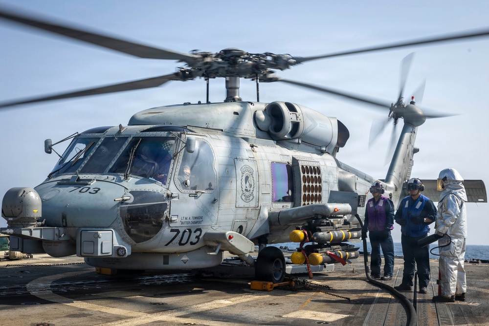 USS Delbert D. Black (DDG 119) supports Operation Epic Fury