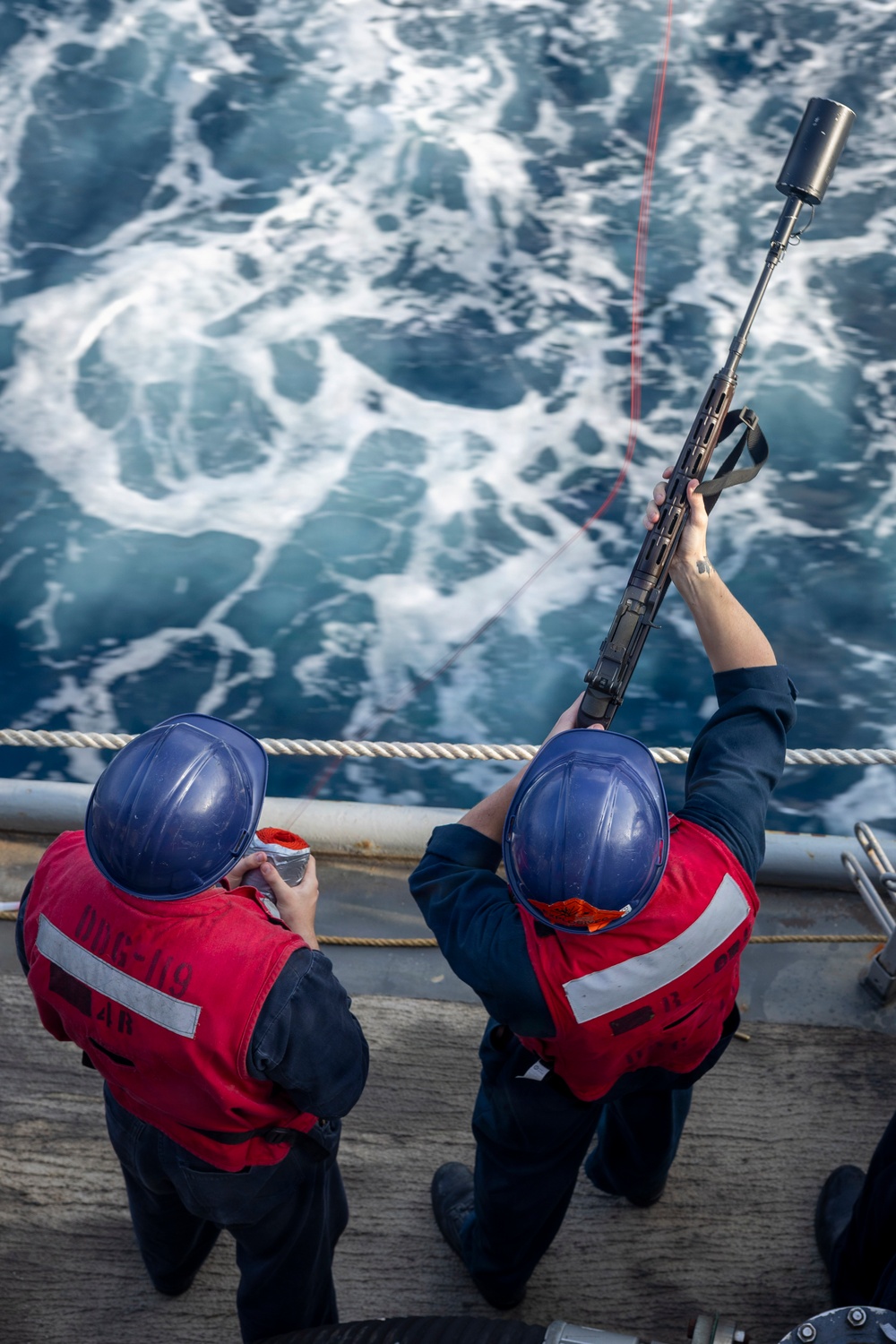 USS Delbert D. Black (DDG 119) supports Operation Epic Fury