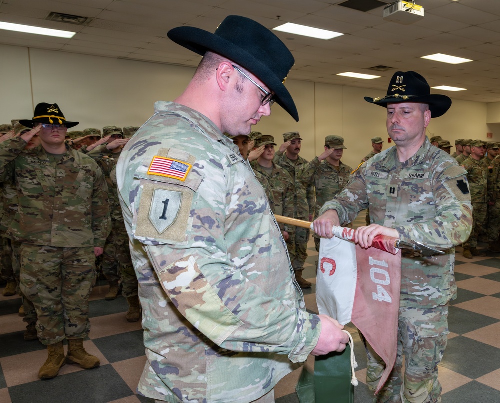 2nd Squadron, 104th Cavalry Regiment deactivation ceremony