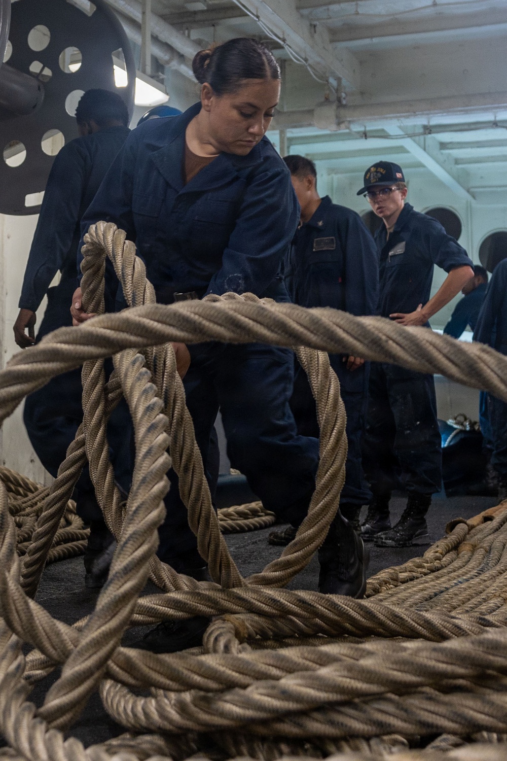 USS Iwo Jima Sea and Anchor Detail