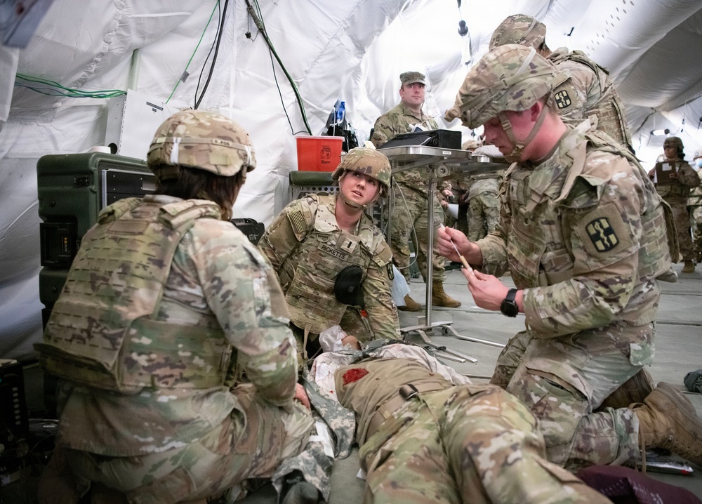 11th Field Hospital Training at Fort McCoy