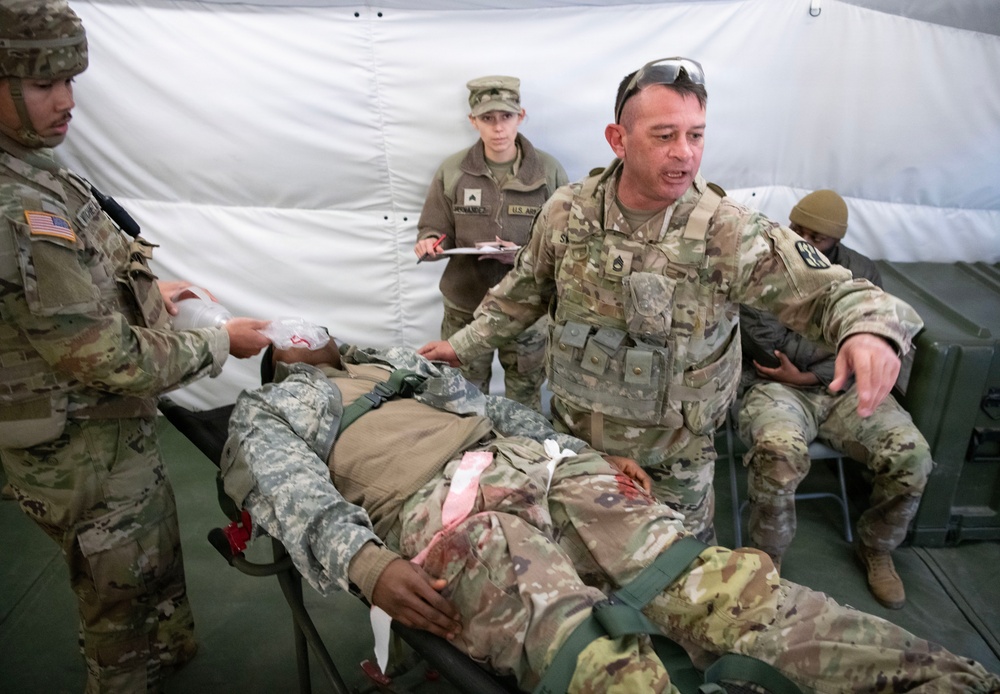 11th Field Hospital Training at Fort McCoy