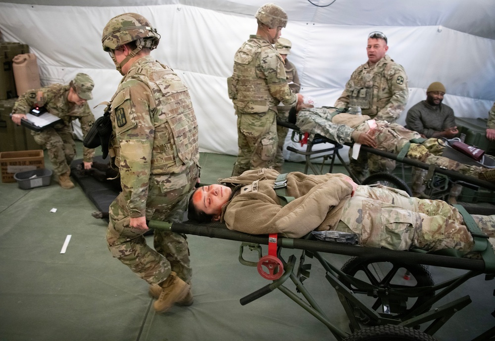 11th Field Hospital Training at Fort McCoy