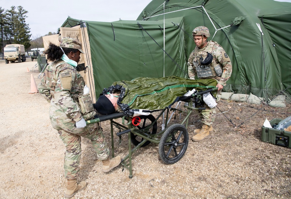 11th Field Hospital Training at Fort McCoy