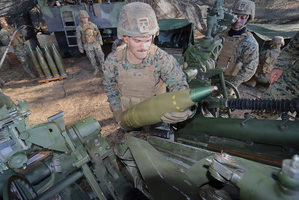 JB MDL- USMC CALFEX, Artillery Support