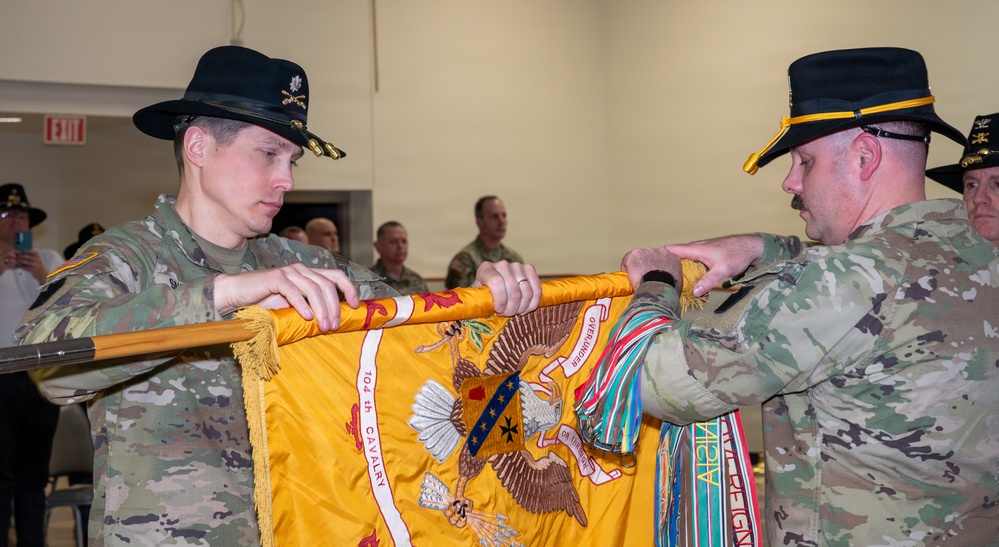 2nd Squadron, 104th Cavalry Regiment deactivation ceremony