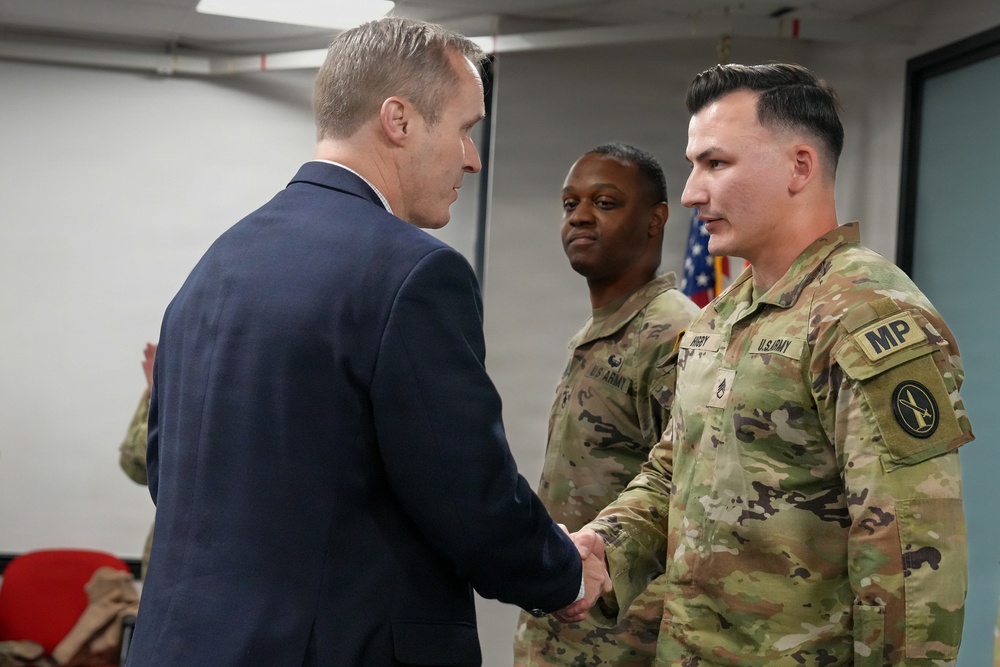 IMCOM Sustainment Director Mr. Jay Condrey visits Fort Meade
