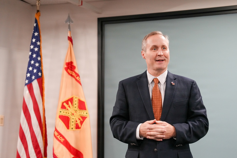 IMCOM Sustainment Director Mr. Jay Condrey visits Fort Meade