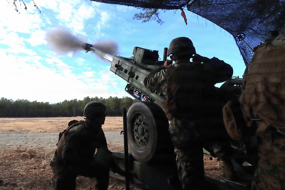 JB MDL- USMC CALFEX, Artillery Support