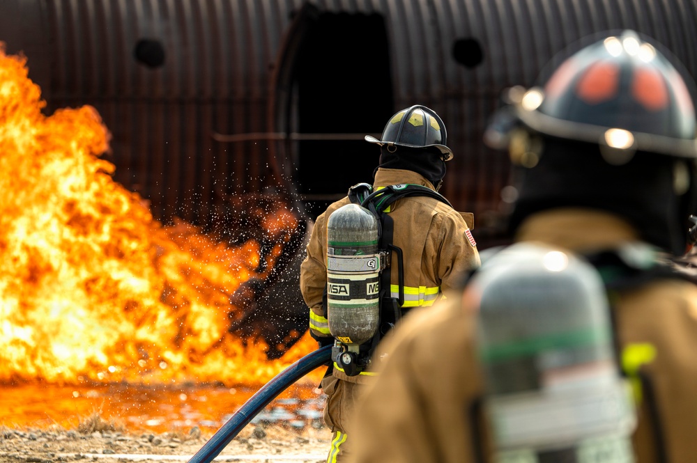 Delaware Air National Guardsmen Conduct Aircraft Live Fire Training at Dover Air Force Base