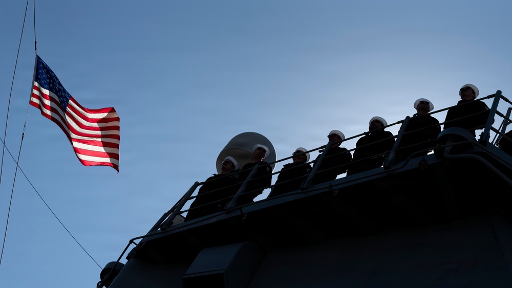 USS Gettysburg Returns to Naval Station Norfolk