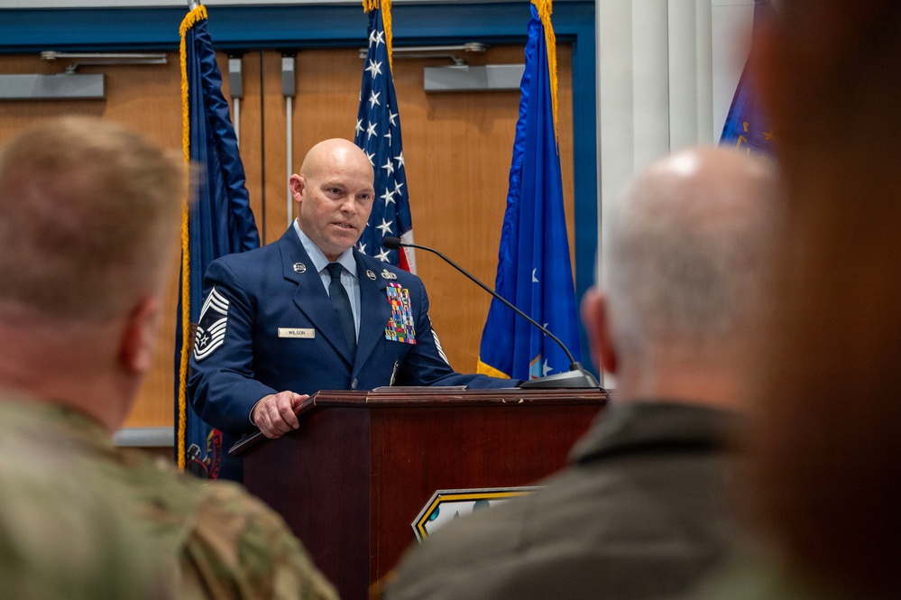 Chief Master Sgt. Mark Wilson Assumption of Responsibility