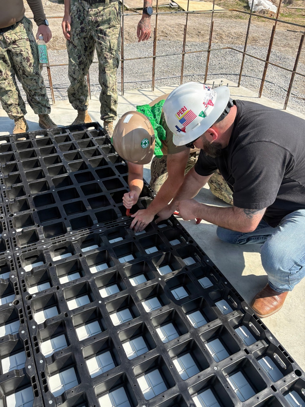 NMCB 133 Builds a Storage Facility