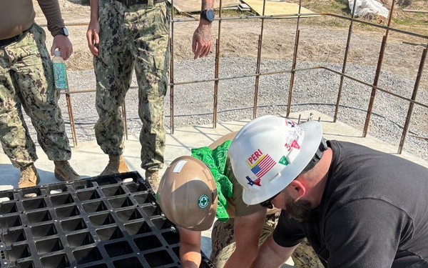 NMCB 133 Builds a Storage Facility