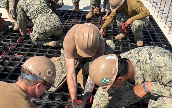 NMCB 133 Builds a Storage Facility