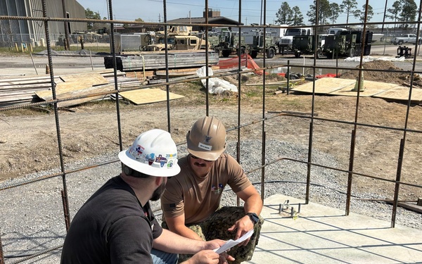 NMCB 133 Builds a Storage Facility