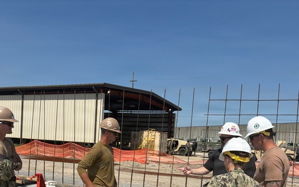 NMCB 133 Builds a Storage Facility