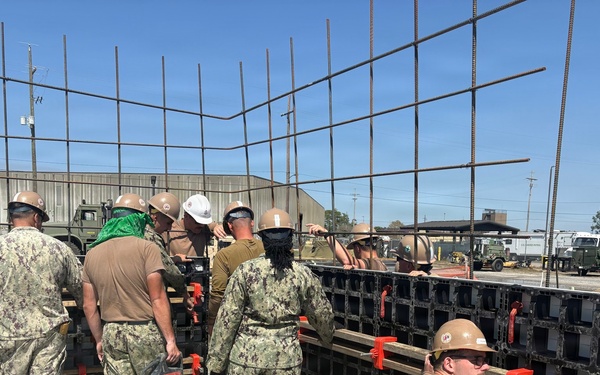 NMCB 133 Builds a Storage Facility