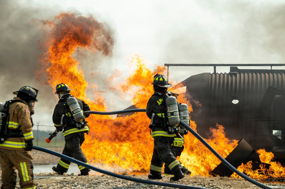 Delaware Air National Guardsmen Conduct Aircraft Live Fire Training at Dover Air Force Base
