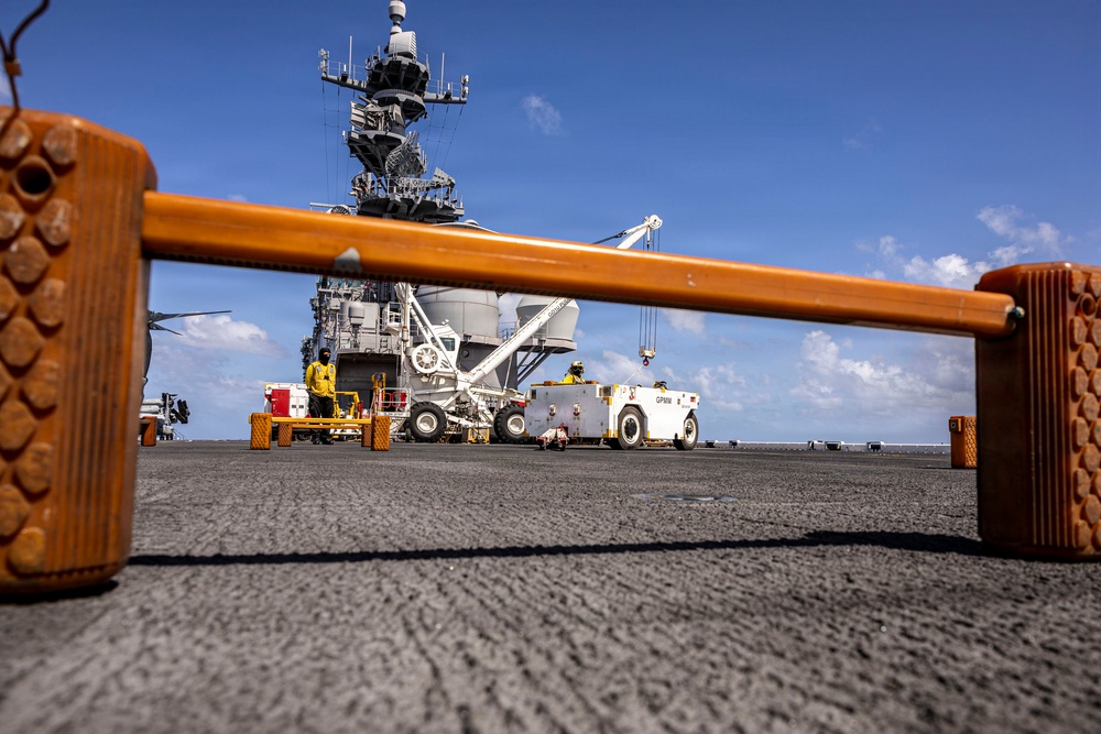 USS Iwo Jima Conducts Daily Operations