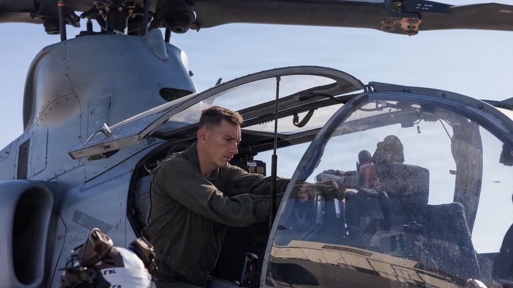 HMLA-167 conducts flight operations