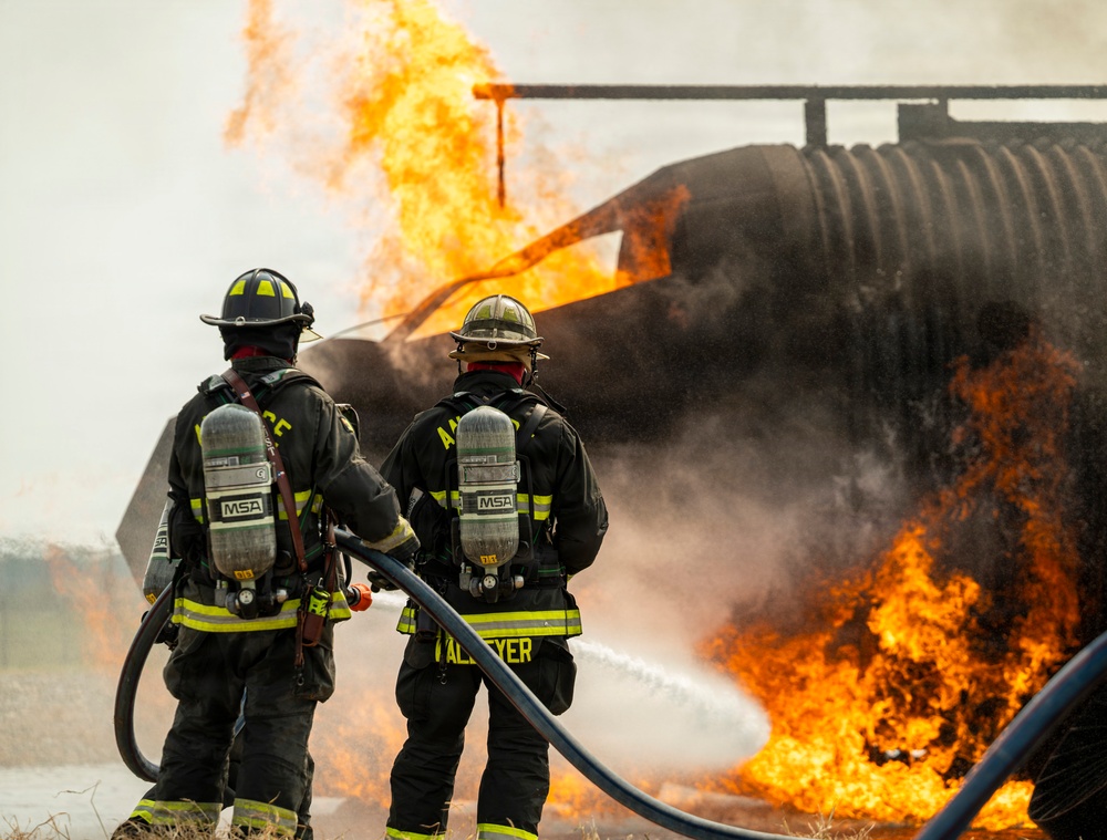 Delaware Air National Guardsmen Conduct Aircraft Live Fire Training at Dover Air Force Base