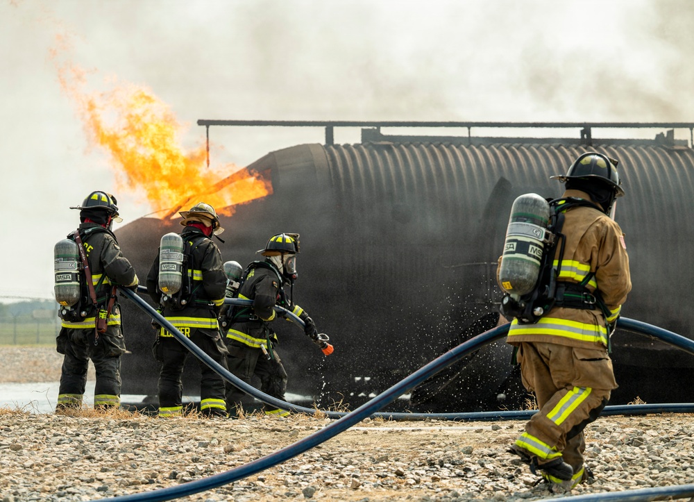 Delaware Air National Guardsmen Conduct Aircraft Live Fire Training at Dover Air Force Base