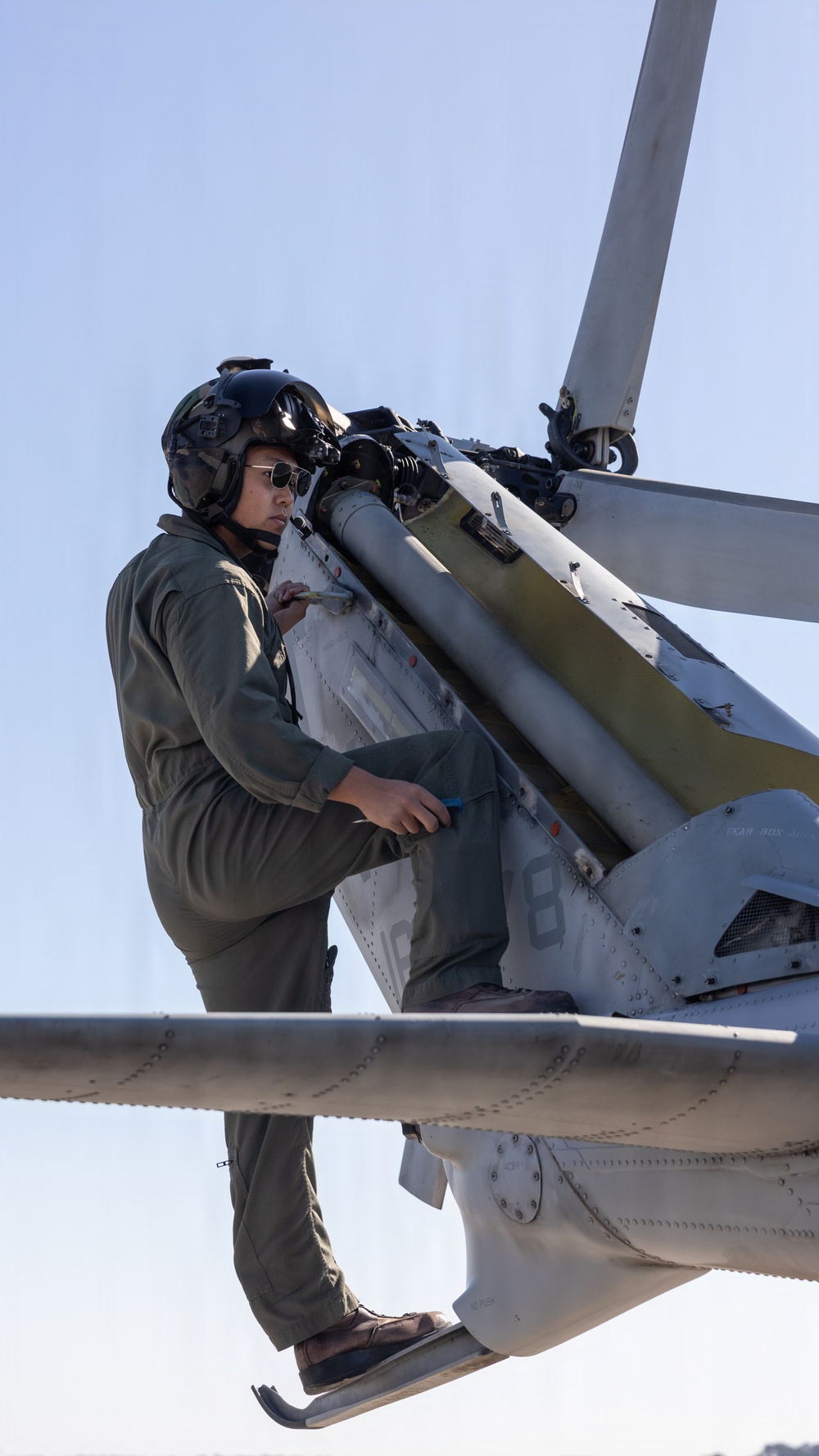 HMLA-167 conducts flight operations