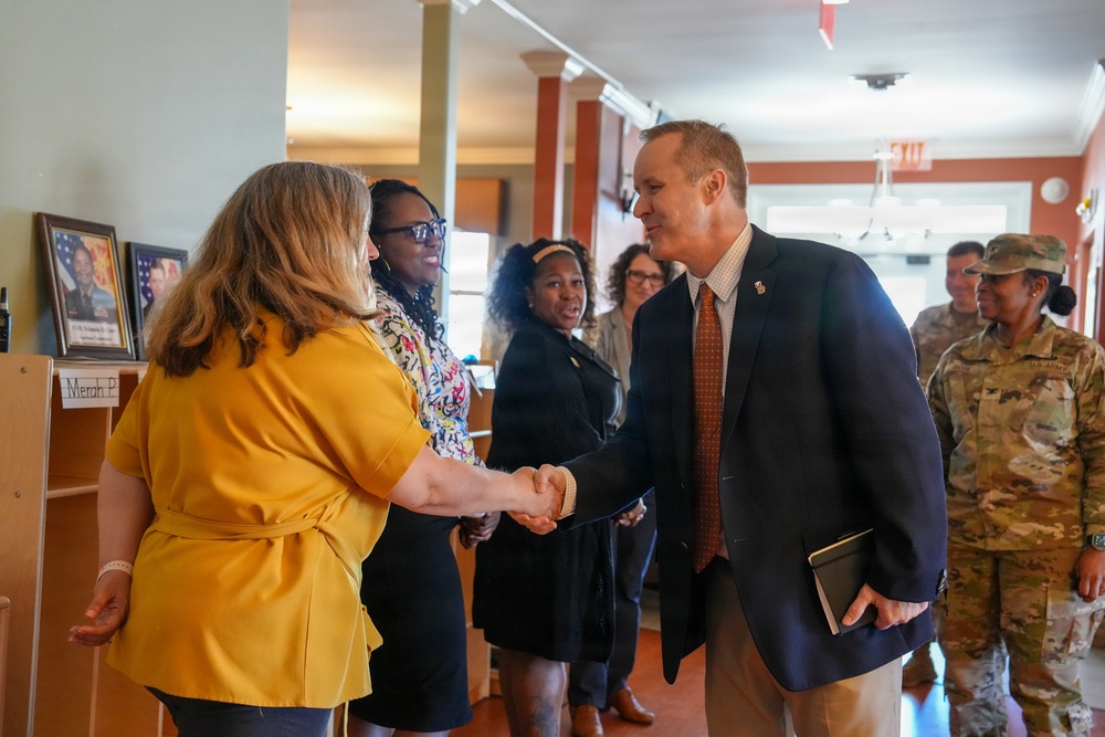 IMCOM Sustainment Director Mr. Jay Condrey visits Fort Meade