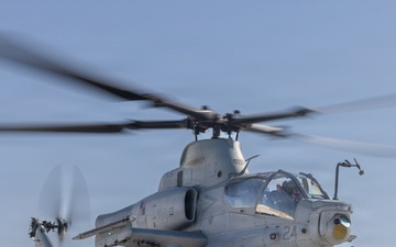 HMLA-167 conducts flight operations