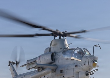 HMLA-167 conducts flight operations