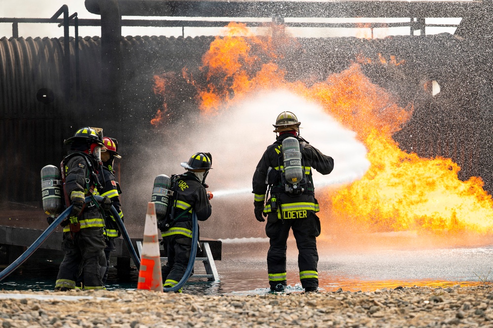Delaware Air National Guardsmen Conduct Aircraft Live Fire Training at Dover Air Force Base