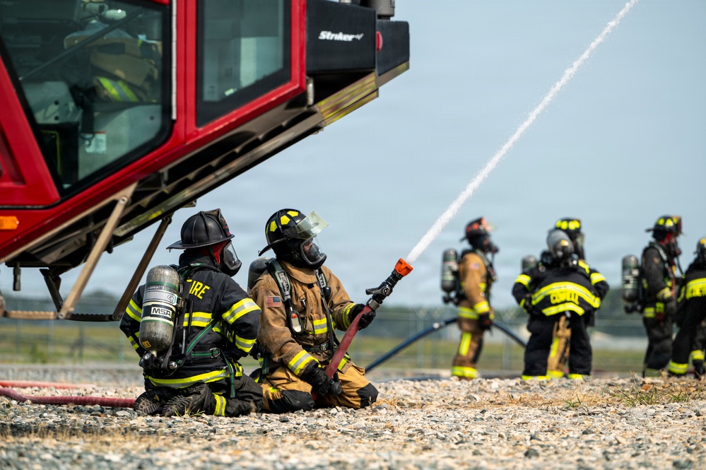 Delaware Air National Guardsmen Conduct Aircraft Live Fire Training at Dover Air Force Base