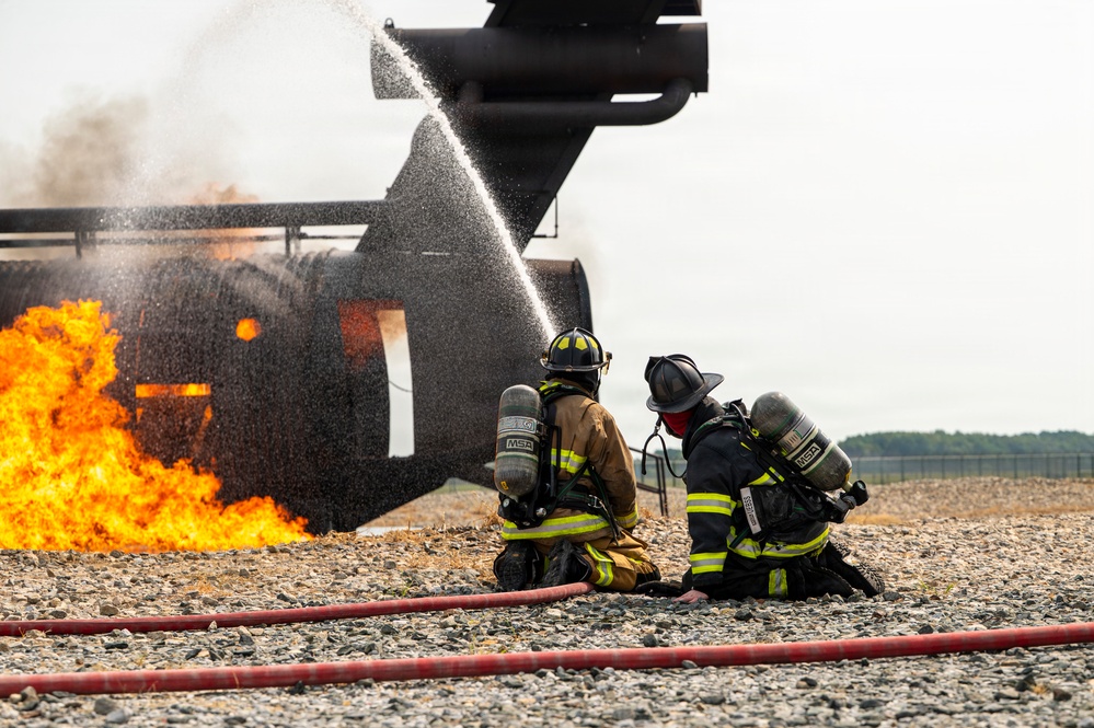 Delaware Air National Guardsmen Conduct Aircraft Live Fire Training at Dover Air Force Base