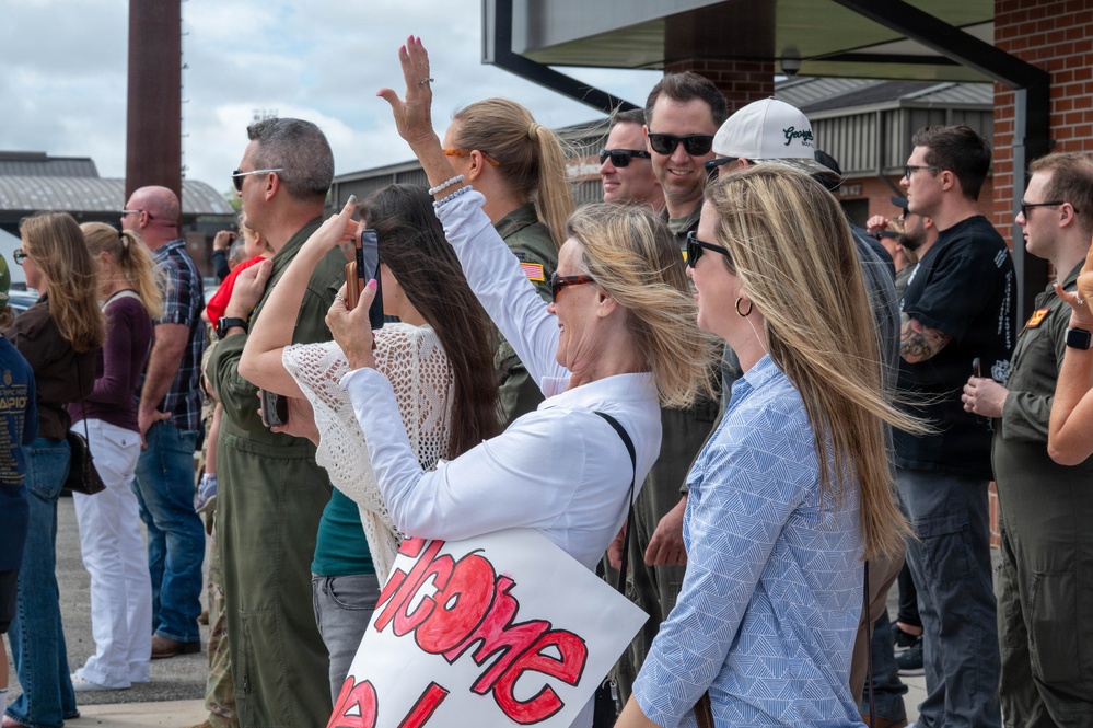 16th Airlift Squadron returns home after supporting global mobility mission