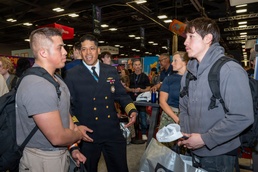Navy Recruiters Pump Up for the Arnold Sports Festival