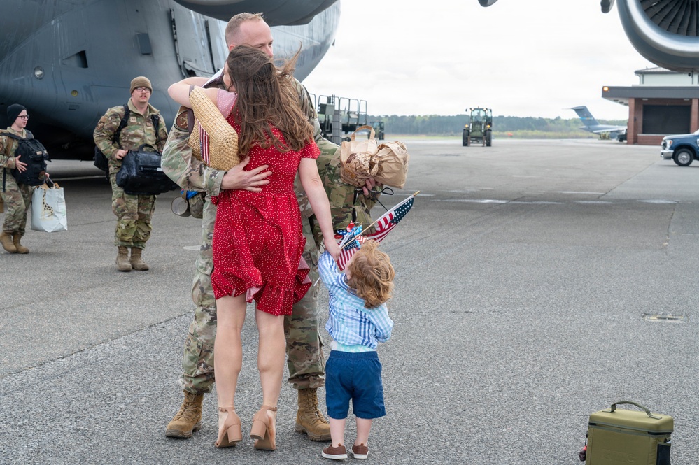 16th Airlift Squadron returns home after supporting global mobility mission