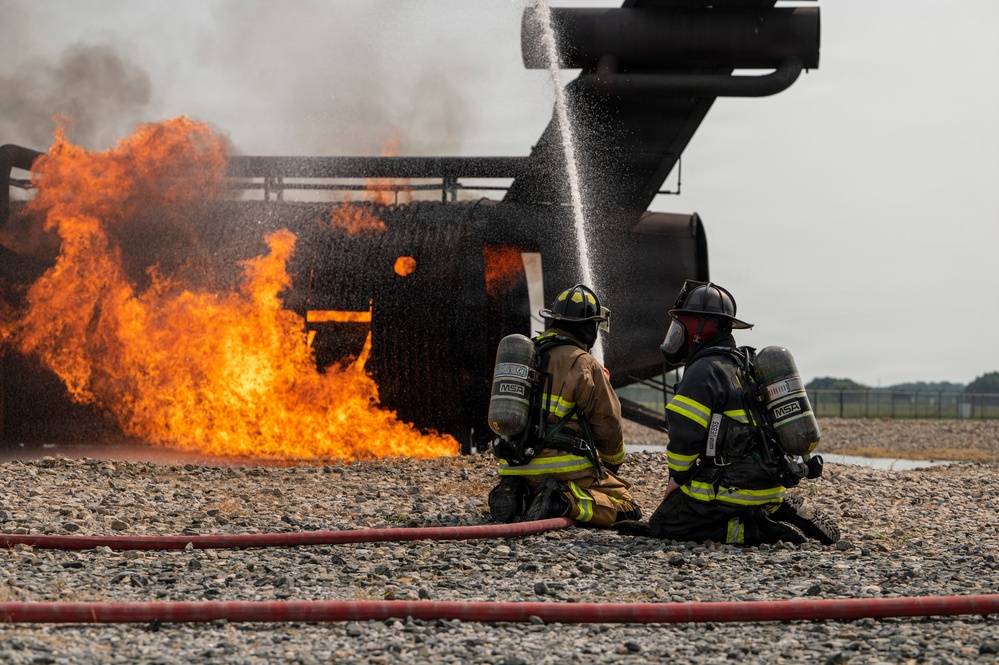 Delaware Air National Guardsmen Conduct Aircraft Live Fire Training at Dover Air Force Base