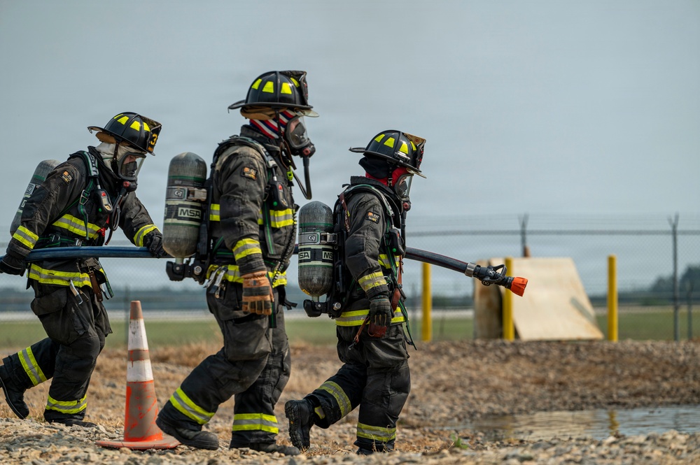 Delaware Air National Guardsmen Conduct Aircraft Live Fire Training at Dover Air Force Base