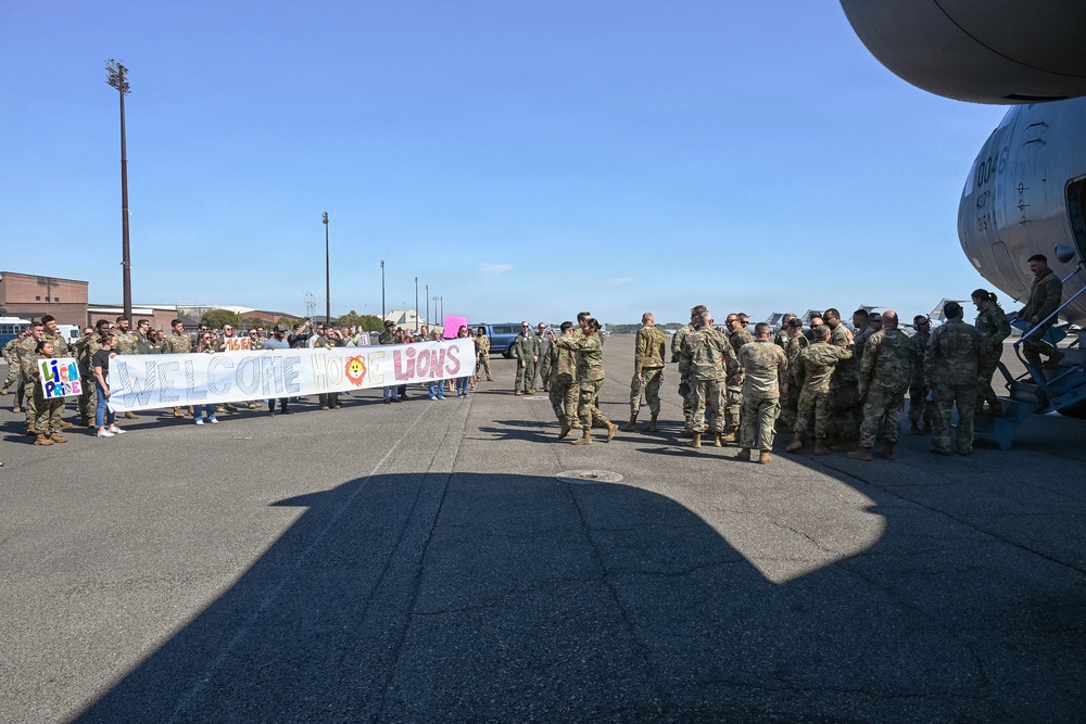 16th Airlift Squadron returns home after supporting global mobility mission