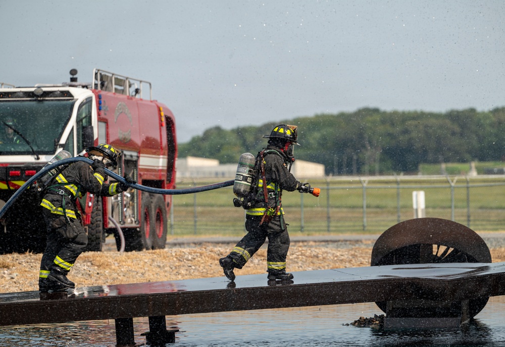 Delaware Air National Guardsmen Conduct Aircraft Live Fire Training at Dover Air Force Base