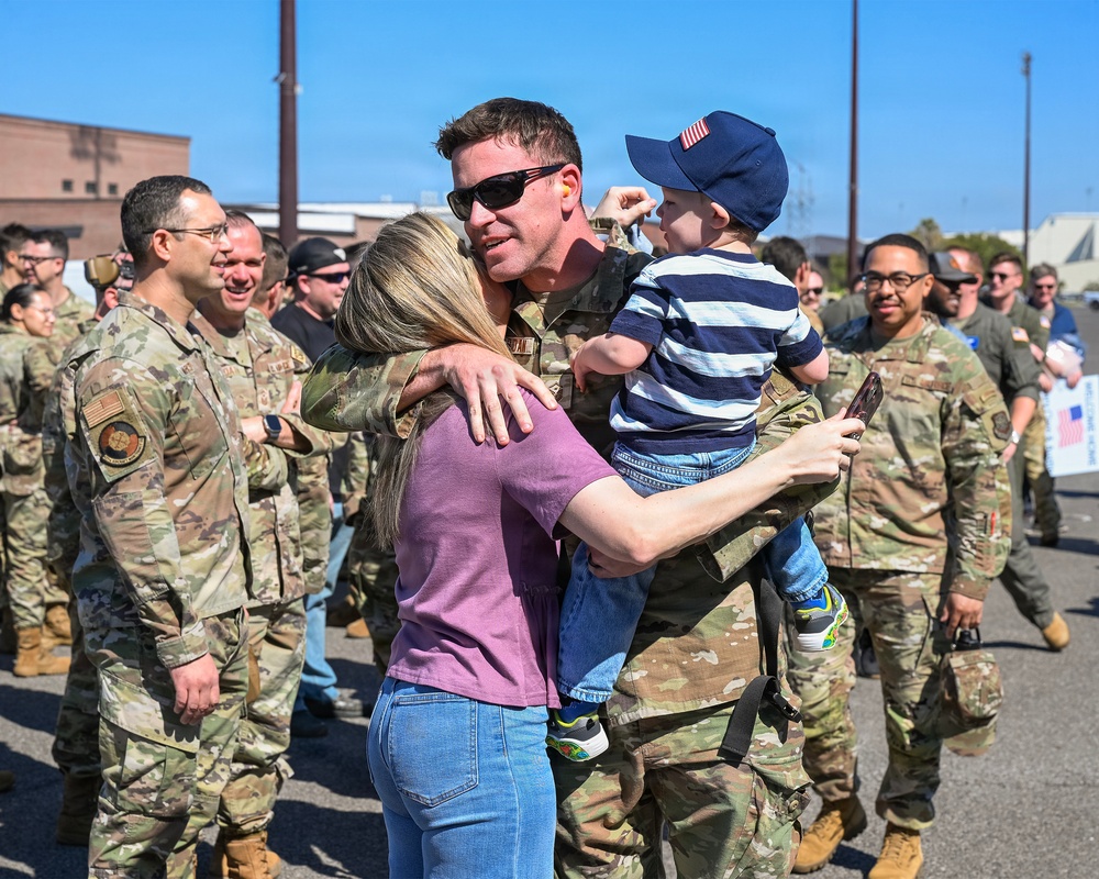 16th Airlift Squadron returns home after supporting global mobility mission