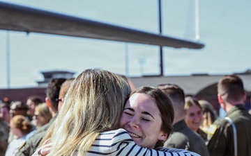 16th Airlift Squadron returns home after supporting global mobility mission