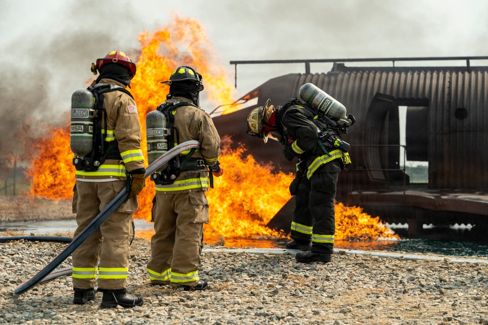 Delaware Air National Guardsmen Conduct Aircraft Live Fire Training at Dover Air Force Base
