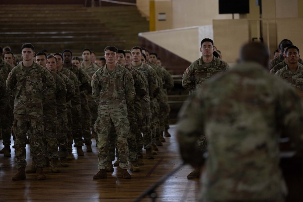 8th Theater Sustainment Command E3B Awards Ceremony