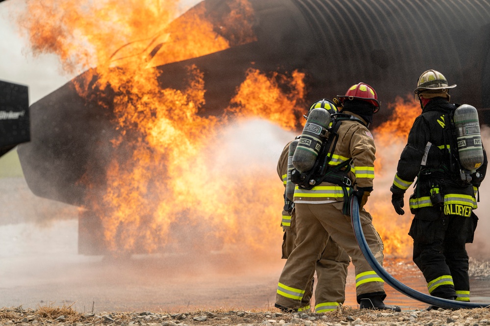 Delaware Air National Guardsmen Conduct Aircraft Live Fire Training at Dover Air Force Base