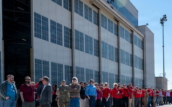 T-7A Red Hawk Lands at Wright-Patterson AFB; AFLCMC Program Office