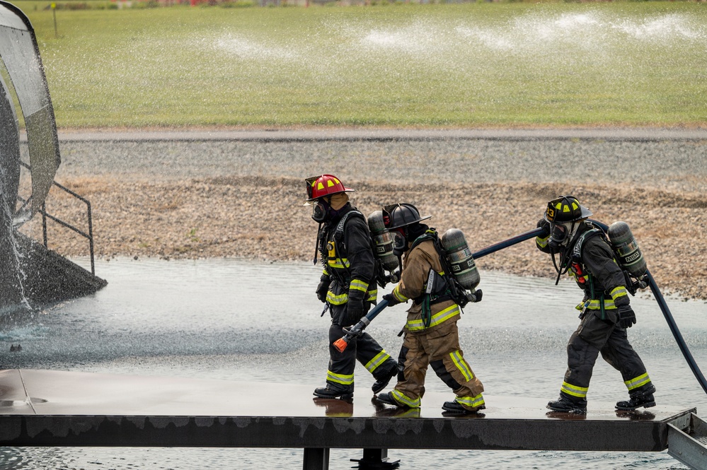 Delaware Air National Guardsmen Conduct Aircraft Live Fire Training at Dover Air Force Base