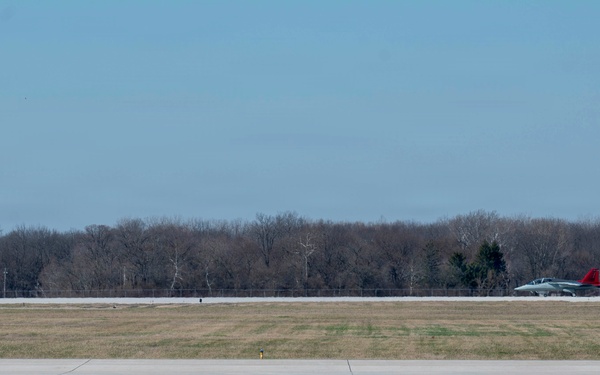 T-7A Red Hawk Lands at Wright-Patterson AFB; AFLCMC Program Office